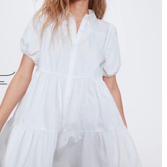 ZaraElegant White Women's Dress XL - Picture 1 of 4